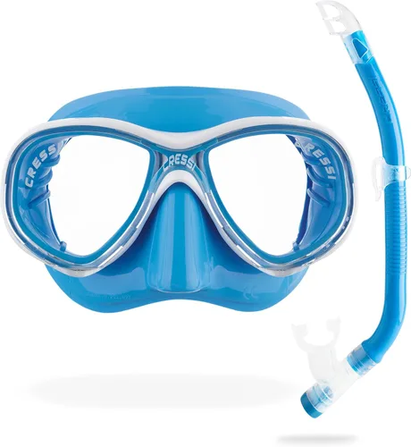 Miniatura 7 de Cressi Kids' C Estrella VIP Jr Clear/Lime Junior Snorkeling/Diving Combo Set