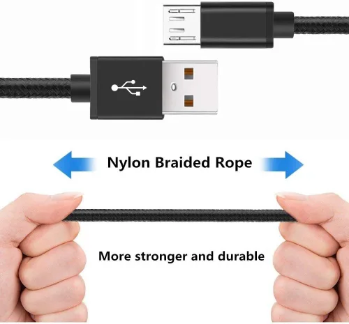Miniatura 5 de Paquete de 2 cables de alimentación micro USB de 3.3 pies para Amazon Fire TV Stick, para Roku Streaming Stick, Express Plus, Premier Plus, control