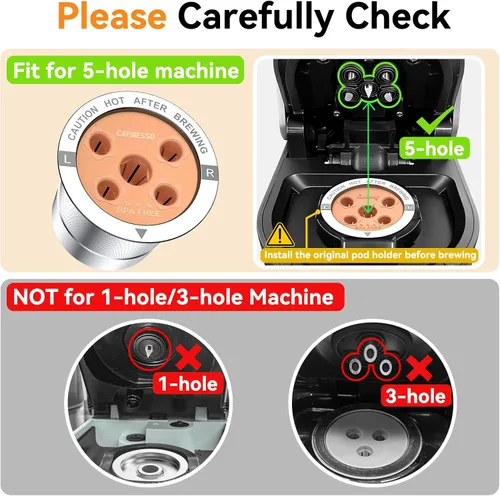 Miniatura 2 de CAPMESSO Tazas K reutilizables para Keurig: filtro de café de acero inoxidable My K Cup actualizado 2025 cápsulas de café recargables para K