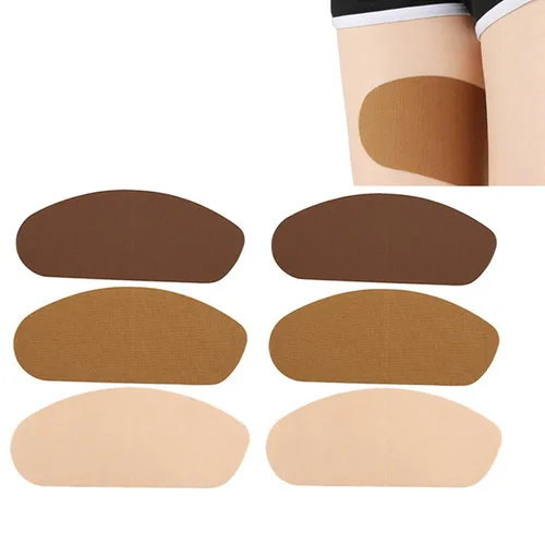 Adhesivo antirozaduras para el interior del muslo, almohadillas de fricción para piernas, parche autoadhesivo para muslos que evita rozaduras,
