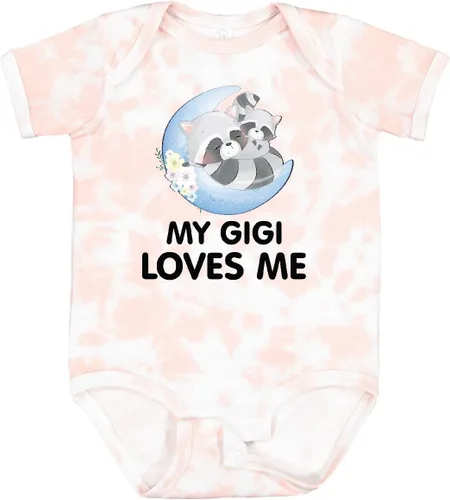 Miniatura 13 de inktastic Body de bebé Raccoon My Gigi Loves Me