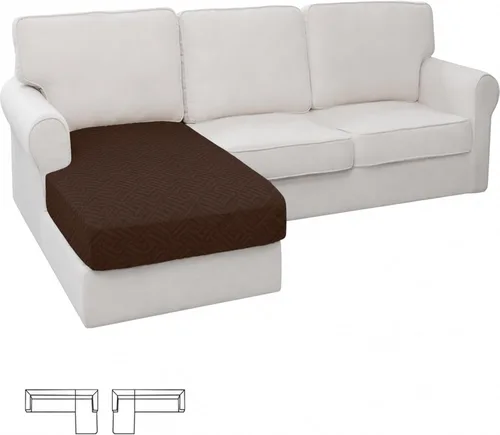 Miniatura 101 de XINEAGE - Fundas para sofá de 3 piezas, para sofá de 2 cojines extragrandes, funda súper elástica para sofá de 2 asientos, funda universal para sofá