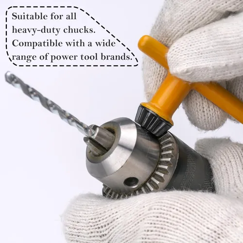 Miniatura 6 de Llave de portabrocas de repuesto para taladro eléctrico (diámetro del portabrocas: 3/4" / 5/8" / 1/2" / 3/8" / 1/4") - 5 tamaños