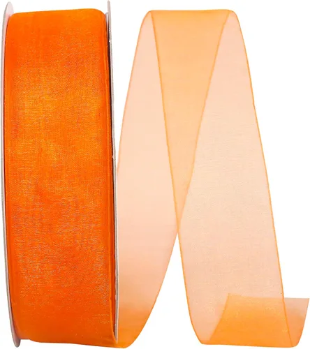 Miniatura 116 de Reliant Ribbon 25621-053-09C Cinta transparente de gasa, 1-1/2 pulgadas x 100 yardas, azul