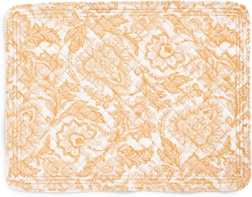 Miniatura 2 de Vera Bradley Juego de 2 manteles individuales reversibles de algodón Java Gold - Algodón reciclado