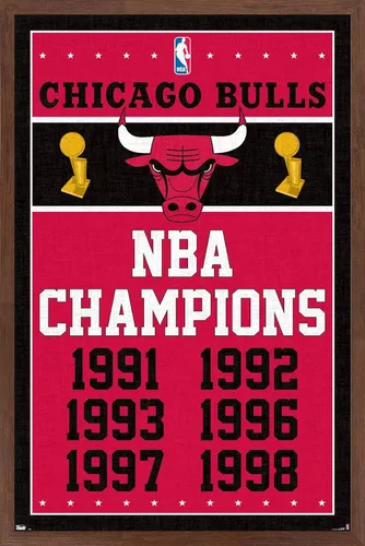 Miniatura 7 de Trends International NBA Chicago Bulls - Póster de pared de Champions 13, 14.725 x 22.375 pulgadas, versión premium sin marco