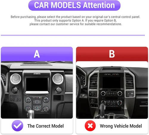 Miniatura 2 de [8 Core 4G+64G] Android 15 Estéreo de coche para Ford F150 2013 2014 con Carplay inalámbrico Android Auto, 12.1 pulgadas pantalla táctil de radio