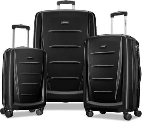 Miniatura 65 de Samsonite Winfield 2 Equipaje rígido con ruedas giratorias, Carbón vegetal, Grande de 28 pulgadas, a cuadros