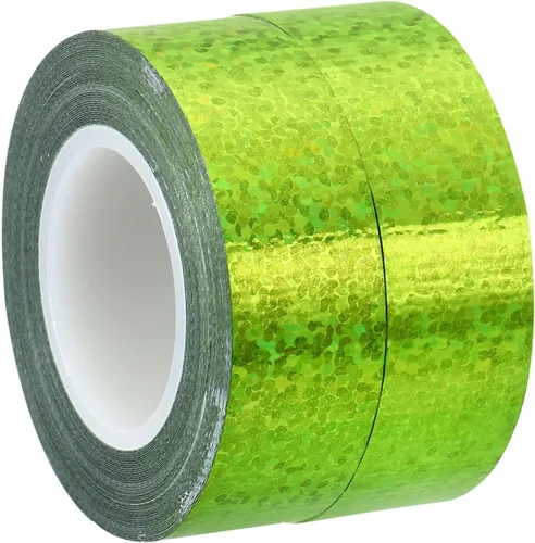 Miniatura 12 de PATIKIL Cinta brillante con purpurina de 0.591 in x 16.4 ft, paquete de 2 cintas adhesivas holográficas decorativas para manualidades, álbumes