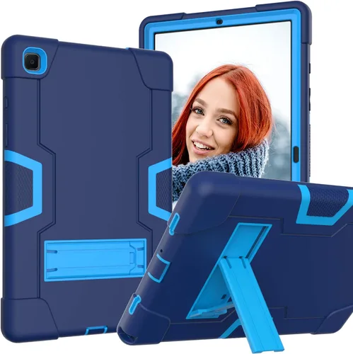 Miniatura 10 de Funda para Tablet de Samsung Galaxy Tab A7 10.4 2020, Funda Protectora de Alta Resistencia y a Prueba de Golpes de PC de Silicona con Soporte