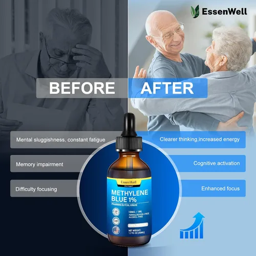 Miniatura 6 de Grado farmacéutico azul de metileno 4.06 fl oz,1% USP Grado Solución Mezcla Vitamina