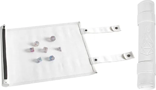 Miniatura 12 de Forged Dice Co - Bandeja de dados y alfombrilla rodante con soporte para dados con cremallera, bolsa de almacenamiento con capacidad para hasta 14