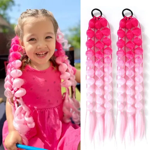 Miniatura 18 de Extensiones de cabello trenzado de color amarillo jumbo, trenzas gigantes para trenzas de caja trenzada, cabello de fibra sintética de alta calidad