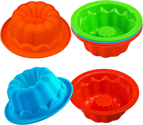 Miniatura 9 de Webake 36 piezas de silicona de platino Puto Molder filipino de tamaño pequeño, 2.2 pulgadas reutilizable Kutsinta para vaporera, taza de repuesto