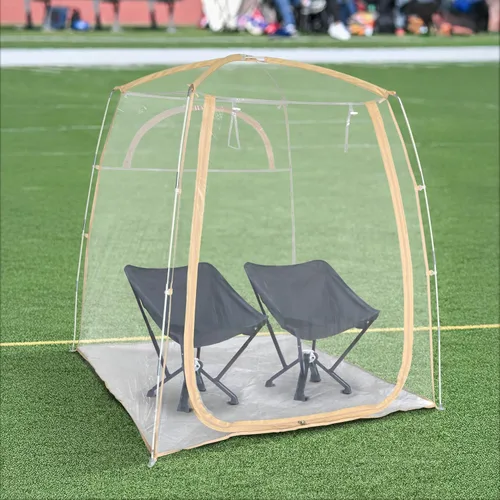 Miniatura 8 de All Weather Proof Pod Sports Tent,Outdoor Weather Tent Sports Pod Pop Up Shelter with Sealed Floor,Clear Tent for Sport Event,Camping,Fishing 8