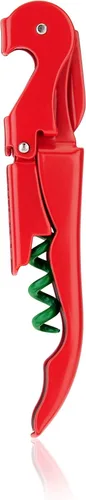 Miniatura 10 de True Truetap - Sacacorchos de camarero con doble bisagra abridor de vinos, abridor de botellas de vino de acero inoxidable con cortador de papel