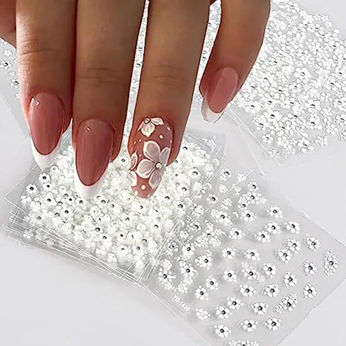 Miniatura 9 de 6 hojas de calcomanías de arte de uñas de animales autoadhesivas 3D, diseño de letras de gato, divertidas calcomanías de uñas para primavera