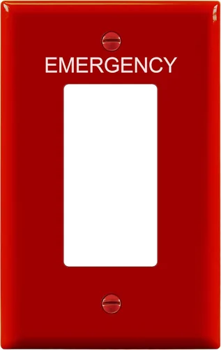Miniatura 15 de ENERLITES Placa de pared decorativa para interruptor de luz o tomacorriente, acabado brillante, tamaño extra grande de 1 gang 5.5" x 3.5", Marrón