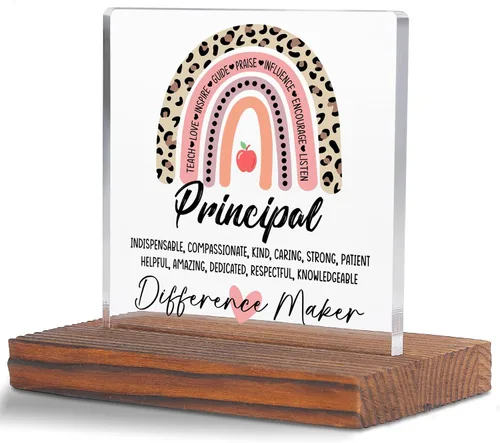 Miniatura 32 de Letrero decorativo de escritorio transparente para después de la escuela, regalo de agradecimiento para mujeres y hombres, regalos de agradecimiento