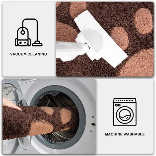 Miniatura 7 de PURRUGS Tapete para puerta que atrapa la suciedad, 24 x 35.5 pulgadas, antideslizante, lavable a máquina, tapete de microfibra para entrada, tapete