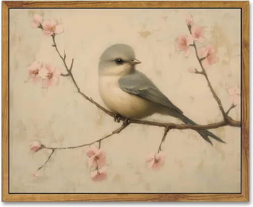 Miniatura 12 de AtterrirArt Bonito arte de pared enmarcado para guardería, 8 x 10 pulgadas, decoración de pared floral caprichosa, póster de impresiones en lienzo