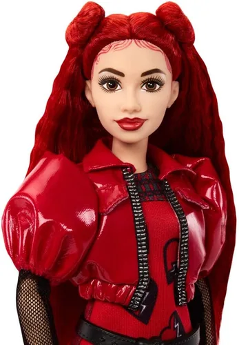 Miniatura 3 de Mattel Disney Descendants: La Rebelión de Red Muñeca de Moda y Accesorio – Rojo, Hija de la Reina de Corazones con Ropa Inspirada en la Película