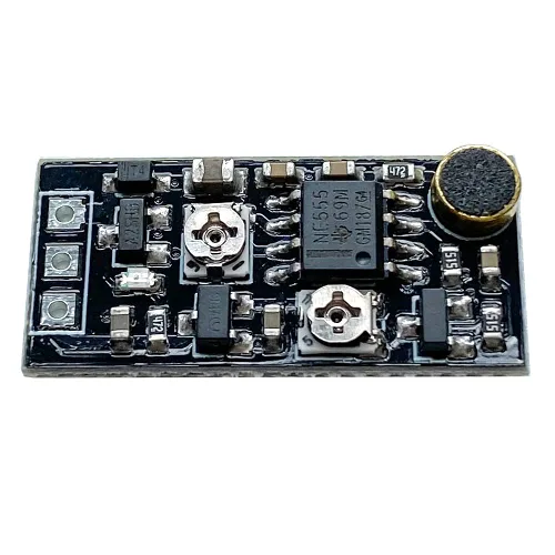 Miniatura 3 de 2PCS DC 3V-15V 5V 12V Interruptor de Retardo con Control de Voz Micrófono en Miniatura Activado por Sonido Módulo de Retardo de Tiempo de Apagado