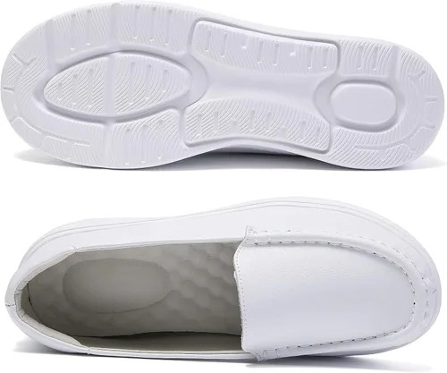 Miniatura 4 de Zapatos de lactancia para mujer, mocasines para caminar, transpirables, ligeros, cómodos para el trabajo