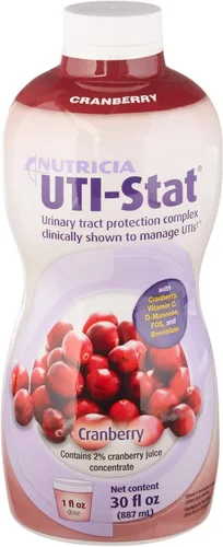 UTI-Stat Nutricia Medical Food for Urinary Tract Health - Sabor a arándano, botella de 30 onzas líquidas