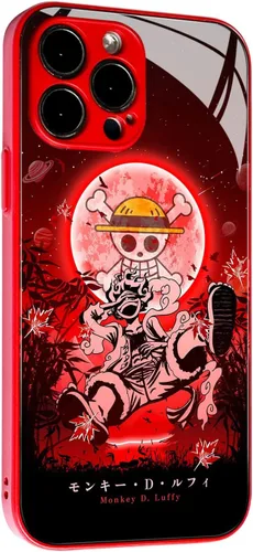 Miniatura 7 de Gear 5 Nika Joy Boy - Carcasa protectora de silicona suave con diseño de manga de anime japonés anticaída, diseño de manga y vidrio templado
