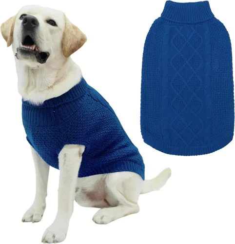 Miniatura 64 de Mihachi Suéteres para Perros Pequeños y Medianos Niña o Niño, Camisa Cálida y Suave para Perros, Abrigo para Perros para Clima Frío con Cuello