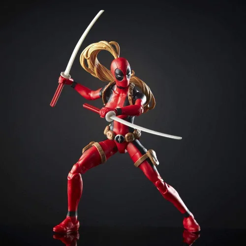 Miniatura 4 de Marvel Legends Series Lady Deadpool Figura de acción de 6 pulgadas para edades de 48 meses a 1188 meses