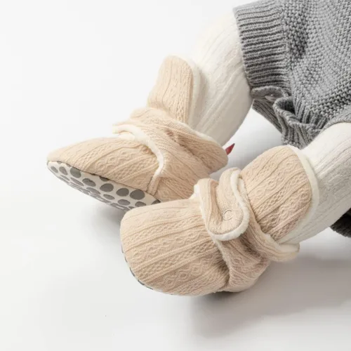 Miniatura 165 de Sawimlgy - Botines de algodón antideslizantes para recién nacido, con agarre, para cuna o para el invierno