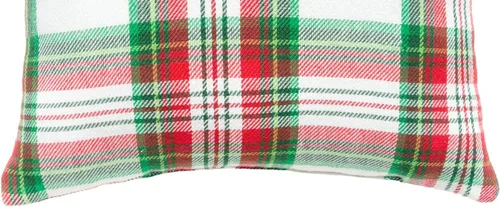 Miniatura 3 de C&F Home Carter - Almohada de Navidad tejida a cuadros, 18 x 18 pulgadas, color rojo