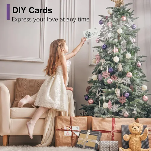 Miniatura 6 de Paquete de 30 tarjetas de acuarela en blanco con sobres de 5 x 7 pulgadas, 140 libras/10.58 oz/m², 100 % algodón, no plegado, sin ácidos, papel