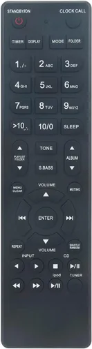 Miniatura 3 de RC-791S RRRMCGA222AWSA Reemplazo del control remoto para el sistema receptor de CD Onkyo CS-445, CR-445, CS445, CR445