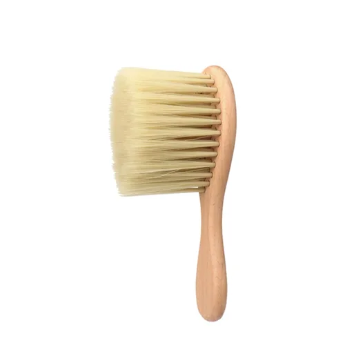 Miniatura 2 de 3 paquetes de cepillo profesional para peluquero para el cuello, limpieza de pelo, cerdas de nailon ultra suaves, cepillo para quitar el pelo suelto