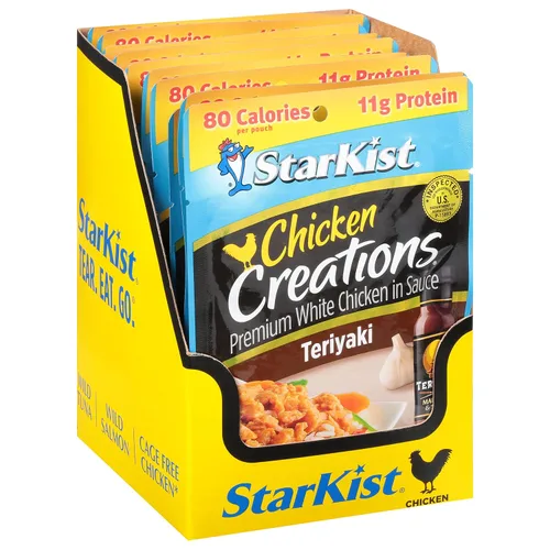 Miniatura 105 de StarKist Chicken Creations BOLD - Bolsa estilo búfalo (5 onzas, 12 unidades) Carne blanca totalmente cocida con alto contenido de proteínas, sin