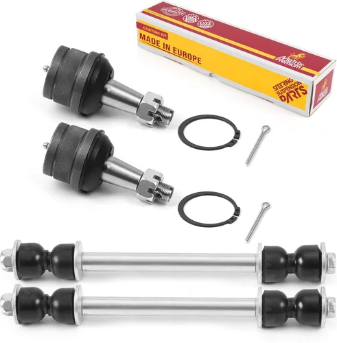 Miniatura 238 de Metrix Premium Chassis Parts - Juego de 4 piezas de articulación de rótula superior y barra estabilizadora delantera para Ford Ranger RWD 1998-2011