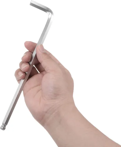 Miniatura 5 de uxcell Llave hexagonal de extremo de bola de 3/8", herramienta de reparación CR-V de brazo largo en forma de L, SAE 4 piezas
