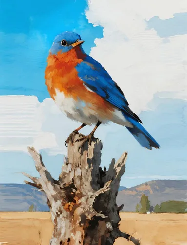 Miniatura 7 de RGBMIX Libro de 12 hojas de papel para acuarela de pájaros 9x12'' Libro de papel para acuarela, papel para colorear, bloc de pintura, alivio