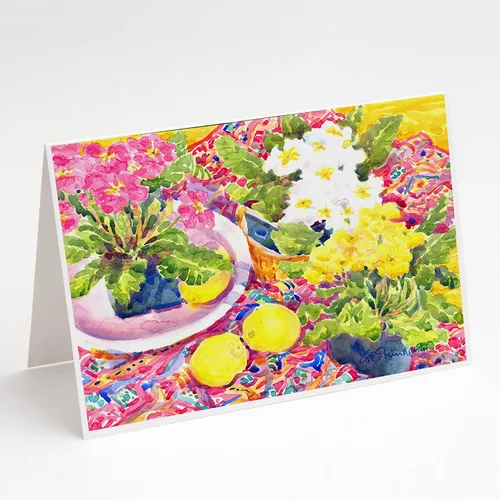 Miniatura 24 de Caroline's Treasures 6077GCA7P Flower - Tarjetas de felicitación y sobres de Aster - Paquete de 8 tarjetas en blanco con sobres, tamaño A7, tarjetas