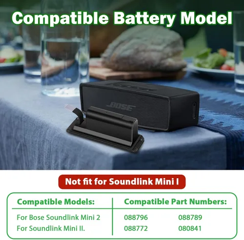Miniatura 8 de Fancy Buying 2297mAh 088796 088789 088772 080841 - Batería de repuesto para Bose Soundlink Mini 2 / Soundlink Mini II Series, requiere soldadura