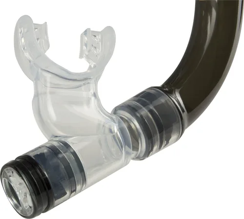 Miniatura 5 de IST Orbit Snorkeling Gear Set: máscara de vidrio templado, esnórquel seco y aletas de trek para viajes compactos Negro