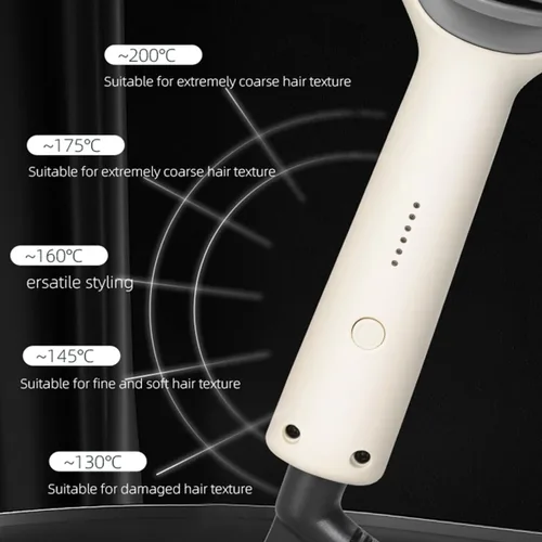 Miniatura 8 de Cepillo alisador de pelo, peine alisador de cabello, cepillo alisador de cabello, calentamiento rápido, cepillo alisador de 3 velocidades, alisador