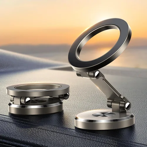 Miniatura 11 de JOYROOM Se ajusta al soporte MagSafe para coche, [todo metal] soporte magnético para teléfono para automóvil con imanes fuertes, soporte para iPhone