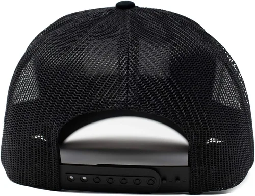 Miniatura 5 de Sombrero de bandera estadounidense Sombrero de cuero con parche de malla en la parte trasera para hombres y mujeres, sombrero de camionero