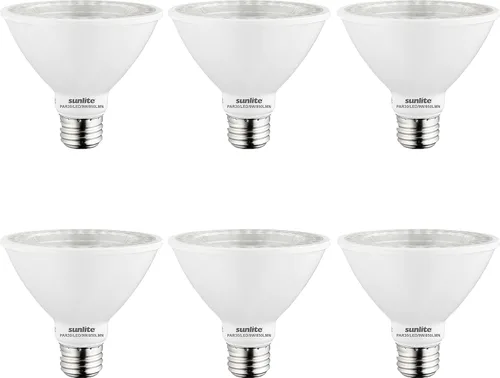 Miniatura 11 de Sunlite Foco Reflector PAR30 LED, Foco, 9W (equivalente a 75W), 750 Lm, Base E26 Media, CRI 90, Atenuable, Uso en Iluminación de Riel Decorativa