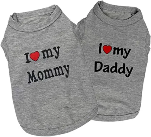 Miniatura 10 de Camisa de perro para perro pequeño, mediano, niño Ropa de perro para cachorro, gato, ropa para Navidad, Año Nuevo, ropa linda, de moda, atuendo