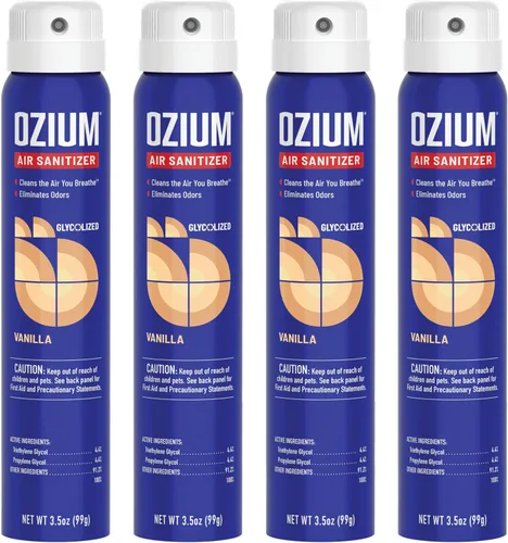 Miniatura 11 de Ozium Desinfectante de aire y eliminador de olores para hogares, automóviles, oficinas y más, Country Fresh, 3.5 onzas (paquete de 4)